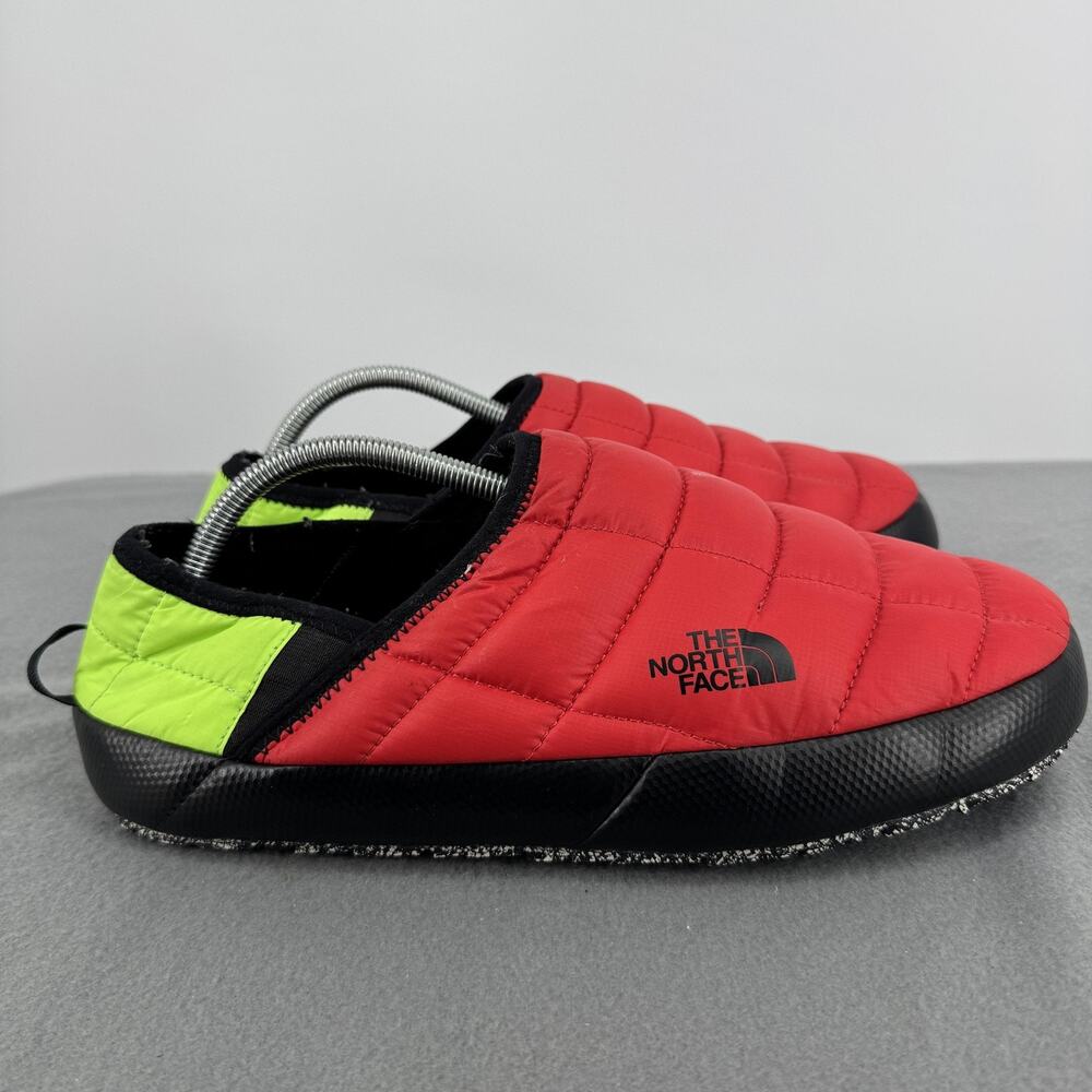 The North Face Thermoball Traction Mule V Mens 10 Red Neon Green NF0A3UZN